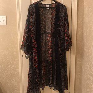 Paisley Floral Dressing Robe